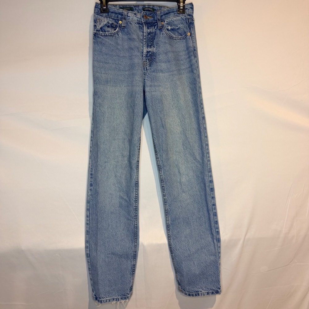 Wild Fable Womens High-Rise Straight Leg Button Fly Jeans Light Wash Size 2